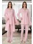 Effortt Hamile Lohusa Dantelli Uzun Kollu Pijama Takımı ve Sabahlık 4084 1