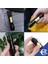 USB Şarjlı Zoomlu LED El Feneri Yan Çalışma Lambalı Su Geçirmez Mini El Feneri 5