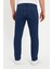 Erkek Bol Paça Basic Esnek Mavi Kot Pantolon 6