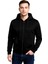Erkek Kapüşonlu Fermuarlı Siyah Sweatshirt BGL-ST04790 4