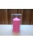 Kokulu Doğal 20CM-8CM Ebatlarda Pembe Renk Dekoratif Mum 3