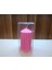 Kokulu Doğal 20CM-8CM Ebatlarda Pembe Renk Dekoratif Mum 4