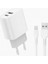 Elb-43 25W 2'li USB Başlık Type-C Kablolu Set Hızlı Şarj Akım Korumalı Şarj Seti 2