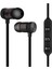 Sports Mıknatıslı Siyah Bluetooth Kulaklık Kablolu Uzun Pil Ömrü 3