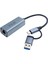 IUTP-01TX Alüminyum 1000MBPS USB 3.0 ve Type-C 3.1 Çeviri 1