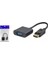 Hadron HDX7763 Dısplay To VGA F Çevirici 1080P Siyah 1