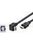 HDX2016 HDMI Kablo Pvc L Tip 1.5m Siyah 1