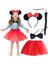 Minnie Mouse Kostüm Seti Etek Taç Kuyruk Papyon Gösteri Seti 1