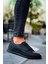 Cowien Premium Erkek Tarz Bağcıklı Sneaker Siyah 3