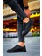 Cowien Premium Erkek Tarz Bağcıklı Sneaker Siyah 4