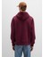 Mavi Logo Nakışlı Kapüşonlu Bordo Sweatshirt 065809-70426 18