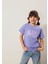 Mavi Logo Baskılı Mor Tişört 7610109-70541 4