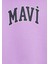 Mavi Logo Baskılı Kapüşonlu Mor Sweatshirt 7610035-70586 10