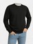 Erkek Oversize %100 Pamuk Siyah Sweatshirt – Alerji Yapmaz, Rahat ve Şık Günlük Kullanım 1
