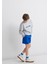 Mavi Logo Baskılı Gri Sweatshirt 6S10031-85438 6