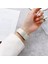Apple Watch 38MM KR414 Daks Deri Kordon - Koyu YEŞIL-(5796) 3