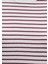 Bordo Çizgili Basic Tişört 1611653-88108 12
