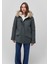 Kapüşonlu Yeşil Parka 1110533-71598 8