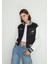M Logo Patchli Siyah Bomber Ceket 1110636-900 11