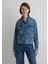 Megi Mavi Premium Indigo Mavisi Jean Ceket 1110389-89162 9