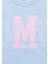 M Logo Baskılı Mavi Tişört 7610276-80213 10