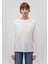 Uzun Kollu Ekru Basic Tişört 1613038-70057 8