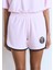 M Baskılı Biye Detaylı Pembe Şort 1410187-87110 10
