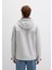 Su İtici Kapüşonlu Gri Scuba Ceket 0110264-70074 17