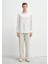 Bej Çizgili Ekru Tencel TM Lyosel Gömlek 0211618-70321 7