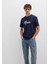 Mavi Baskılı Lacivert Tişört 0612935-70490 8