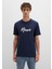 Mavi Baskılı Lacivert Tişört 0612935-70490 10