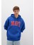 Mavi Logo Baskılı Kapüşonlu Mavi Sweatshirt 067149-70907 9
