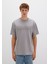 Mvjns Patch Detaylı Gri Tişört 0612915-70076 9