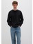 Siyah Dokulu Sweatshirt 0S10407-900 8