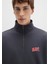 Mavi Logo Baskılı Yarı Fermuarlı Antrasit Sweatshirt 0S10208-80106 12