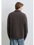 Polo Yaka Yarı Fermuarlı Kahverengi Sweatshirt 0S10414-70219 8