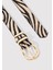 Zebra Desenli Suni Deri Kemer 1913570-900 6