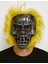 Wild Skull - Metal Kafatası Sarı Saçlı Iskelet Maske - Lisinya 1