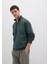 Yarı Fermuarlı Yeşil Basic Sweatshirt 0S10419-71598 8