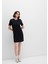Siyah Mini Elbise 1310773-900 7