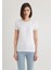 Stretch Beyaz Basic Tişört 162767-620 9