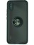 Xiaomi Redmi 9A Kılıf Montreal Yüzüklü Silikon Kapak - YEŞIL-(5796) 1
