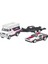 Hot Wheels Car Culture Team Transport Dmc Delorean & Hw Rally Hauler Diecast Car 1