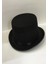 Ikinci Kalite Yetişkinler Için Siyah Renk Ringmaster Sihirbaz Şapkası Fötr Şapka 15 cm 3