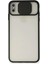 iPhone Xs Max Kılıf Palm Buzlu Kamera Sürgülü Silikon - SIYAH-(5796) 1