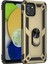 Samsung Galaxy A03 Kılıf Sofya Yüzüklü Silikon Kapak - GOLD-(5796) 1