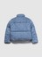 Kız Çocuk Açık Mavi Relaxed Denim Puffer Şişme Ceket 4