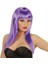 Uzun Peruk Saç - Mor 2