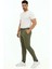 Erkek Slim Fit Diyagonal Jogger Esnek Pantolon 1