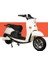 Elektrikli Moped Siyah 72V Batarya 2000W Motor Gücü ile Şehir İçi Kullanım için Uygun 3